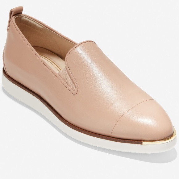 Cole Haan Grand Ambition Slip-On Nude Sneakers - Picture 1 of 10